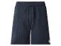 Marineblaue Waffel-Pyjamashorts mit verstellbarem Kordelzug