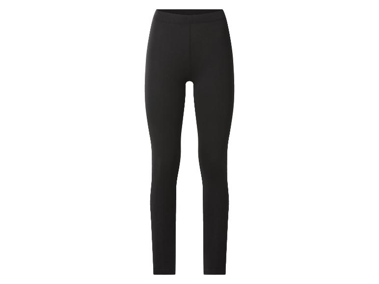 Schwarze Basic-Leggings für Damen