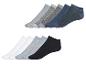Set Kniestrümpfe: grau, weiß und dunkelblau.