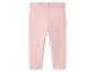 Rosa Baby-Leggings mit Gummizug in der Taille
