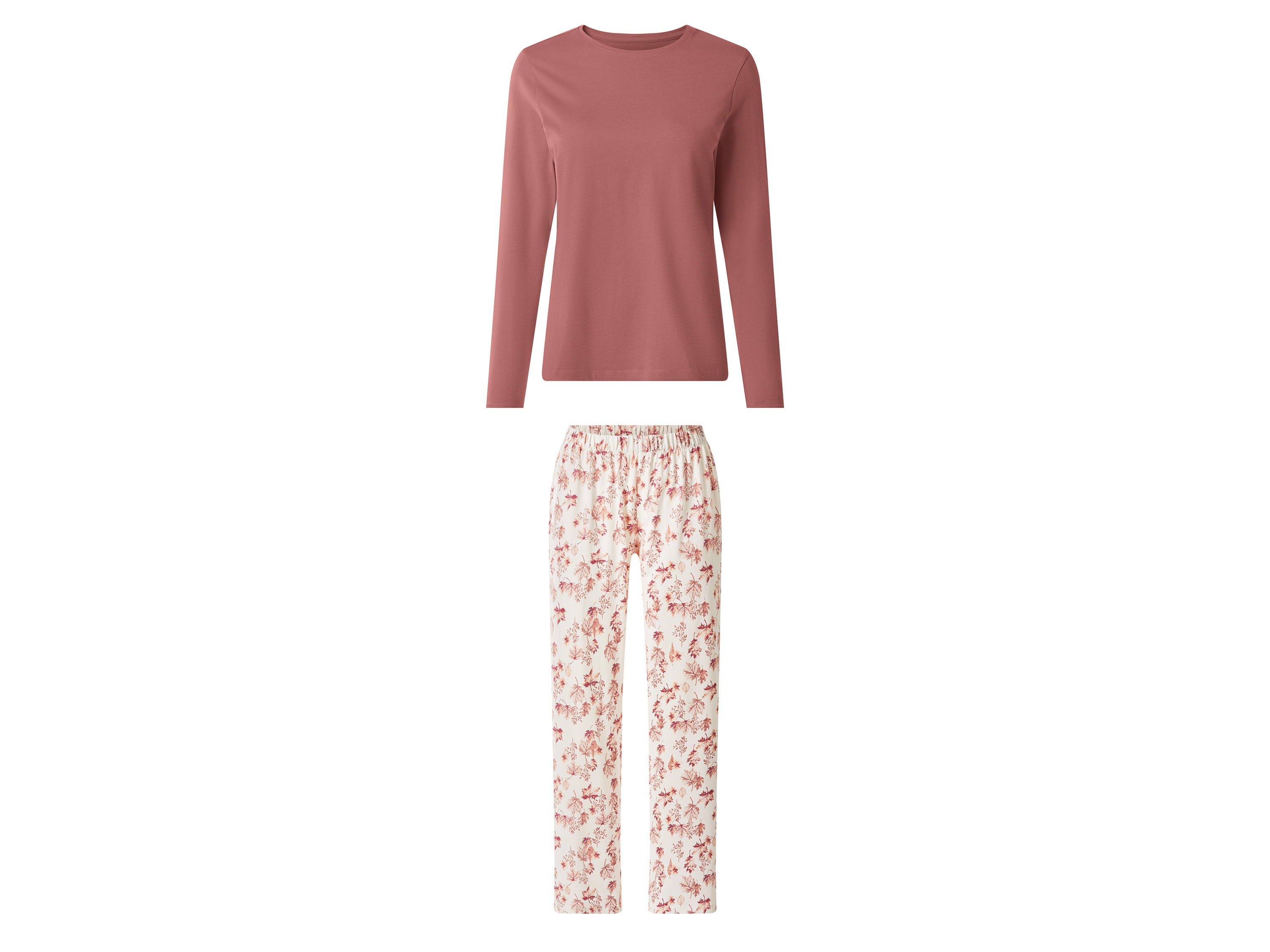 ESMARA® Damen Pyjama (Rosa, L(44/46))""