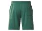 Grüne Sweatshorts mit Gesäßtasche.