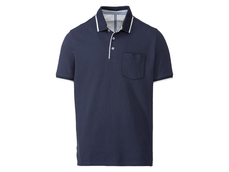 Gehe zu Vollbildansicht: LIVERGY® Herren Poloshirt, Regular Fit, aus hochwertiger Pikee-Qualität - Bild 5