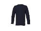 Dunkelblaues Langarmshirt, Rückansicht