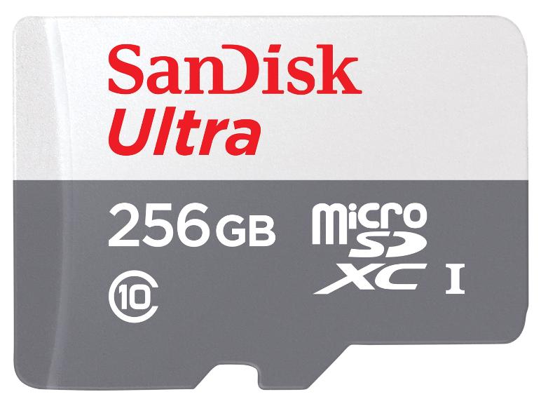 MicroSDXC Speicherkarte, 256 GB Kapazität, Klasse 10, UHS-I Geschwindigkeitsklasse