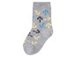 Graue Socke mit Ankern