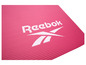 Eine rosa Yogamatte mit dem Reebok-Logo.