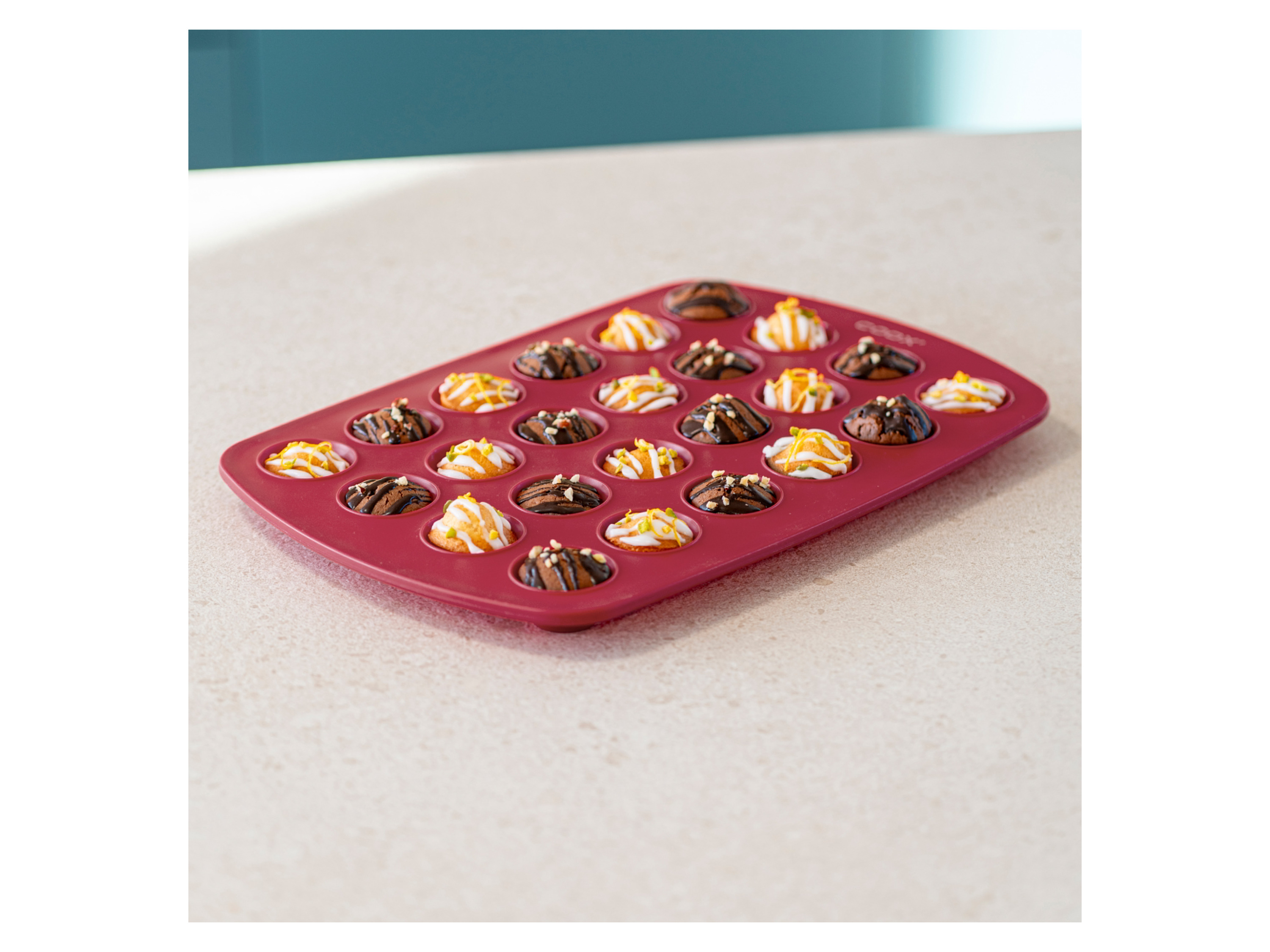 Thumbnail - Coox Muffinform, 24 Stück (Rot)