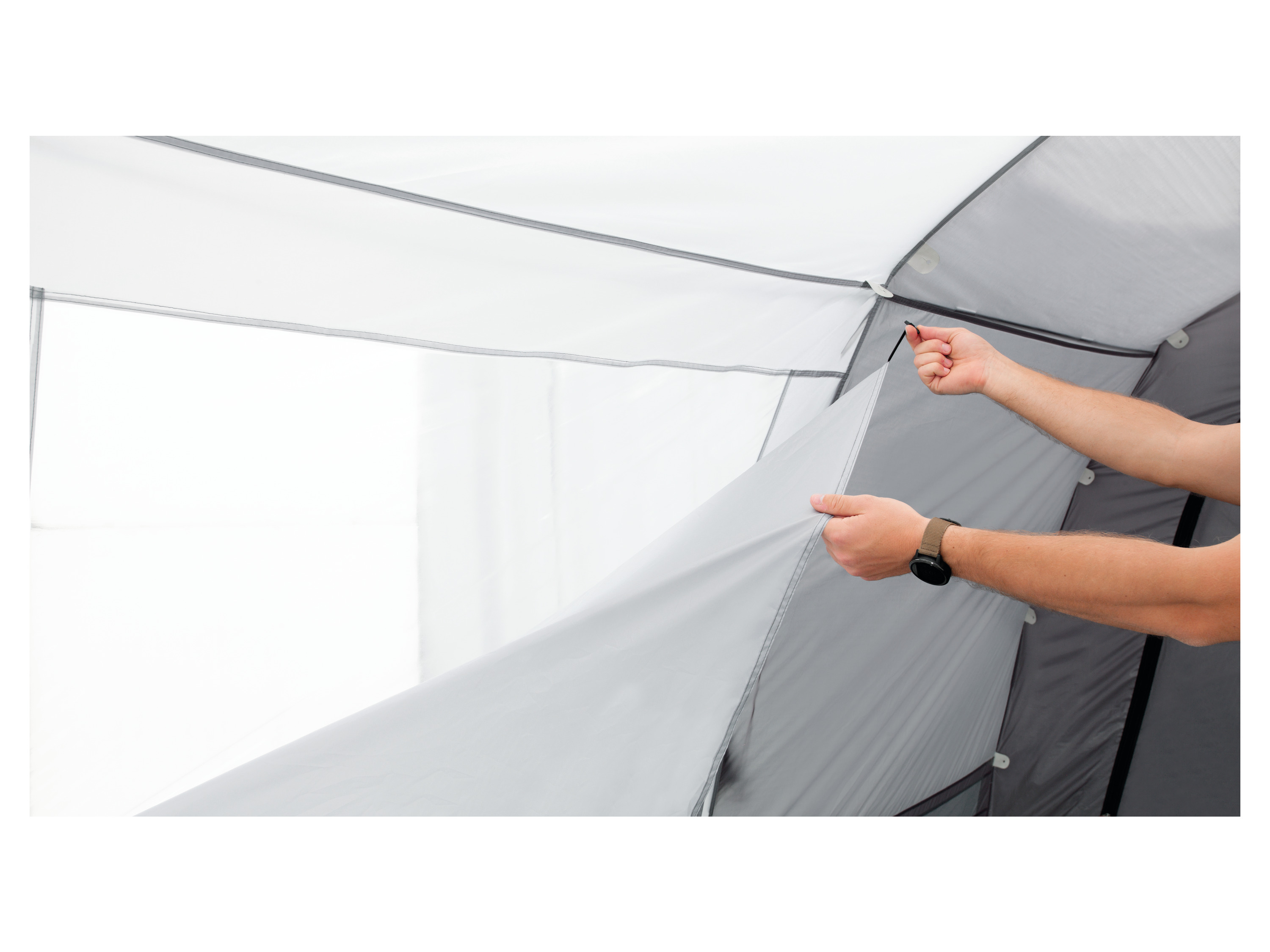 Thumbnail - Easy Camp Busvorzelt Wimberley grau