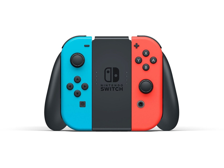 Gehe zu Vollbildansicht: Nintendo Switch Konsole Neon-Rot/Neon-Blau + Switch Super Mario Maker 2 - Bild 9