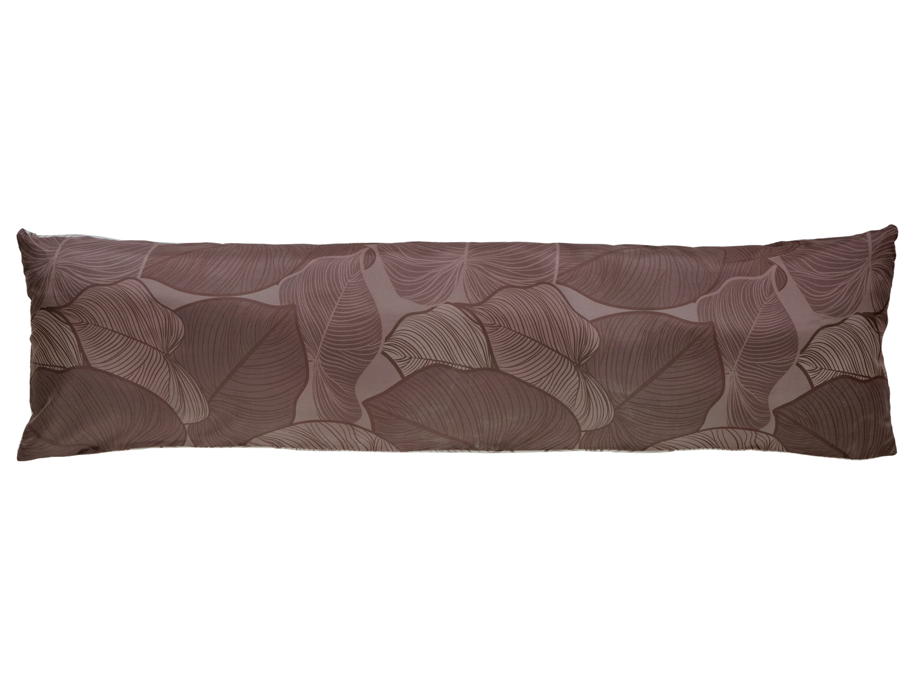 LIVARNO® Mikrofaser-Satin-Kissenbezug, 40 x 145 cm (Braun)