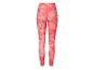 Pink-weiße Sportleggings mit Marmormuster