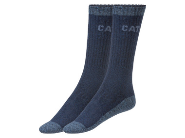 Caterpillar - Herren Thermo-Arbeitssocken, 2 Paar, mit Baumwolle (navy, 47-50)