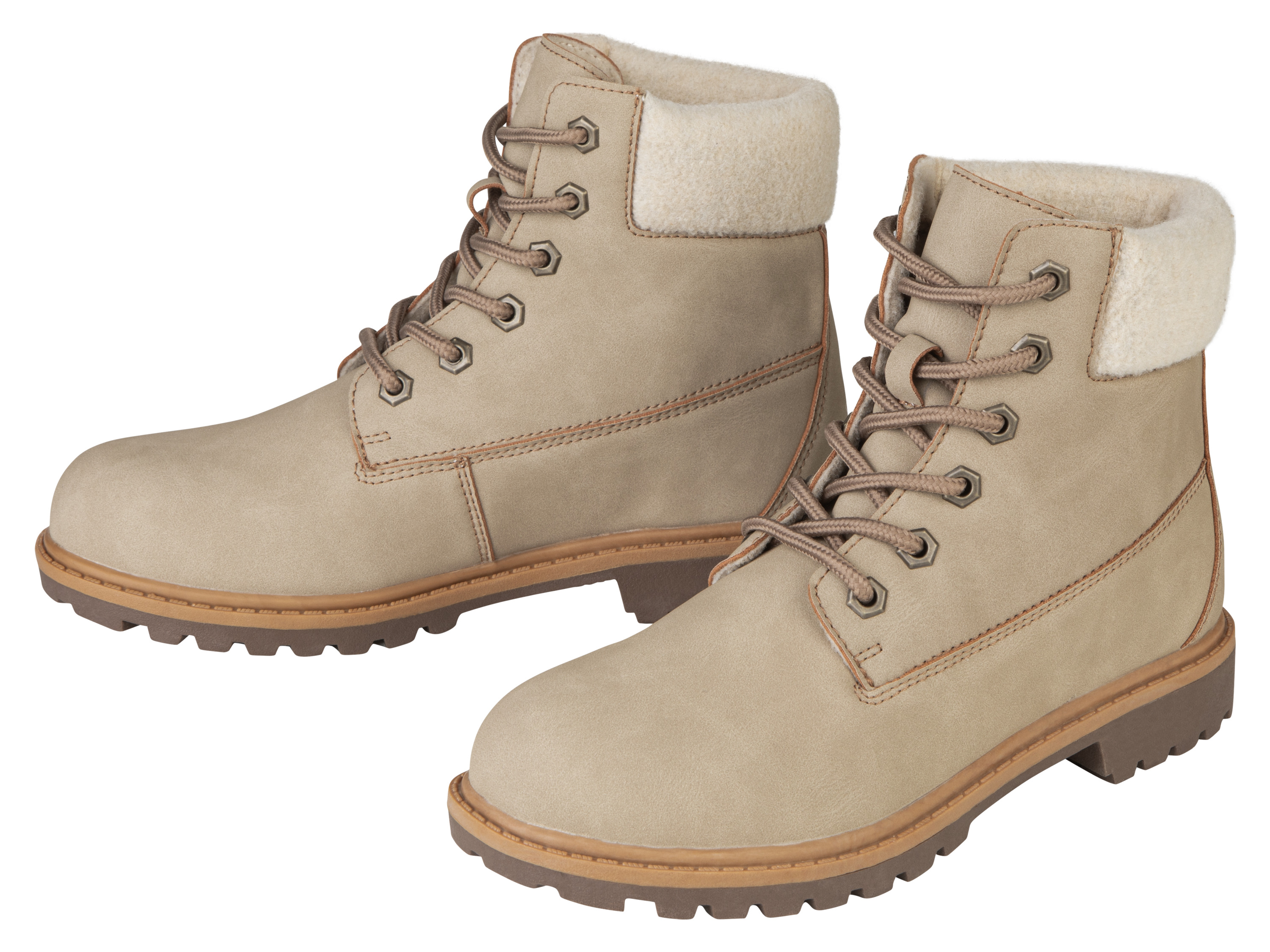 esmara® Damen Boot (Beige, 38)““ | Futter- und Decksohle: sonstiges Material
