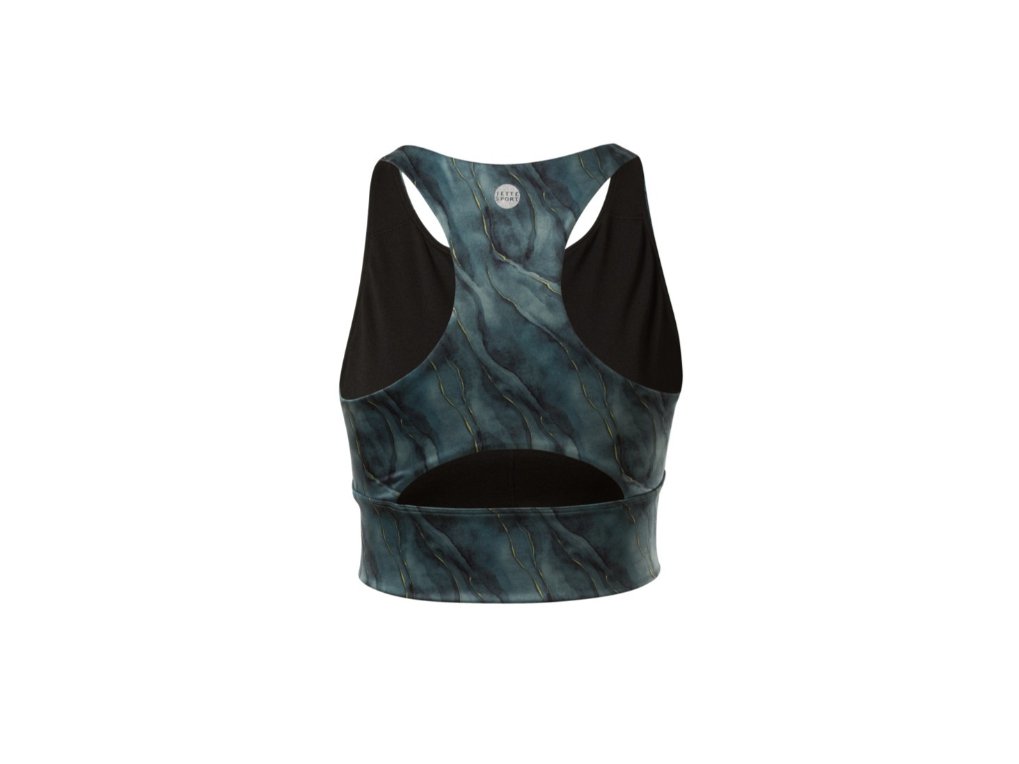 Thumbnail - CRIVIT Damen Sport Bustier (Gemustert/blau, S(36/38))