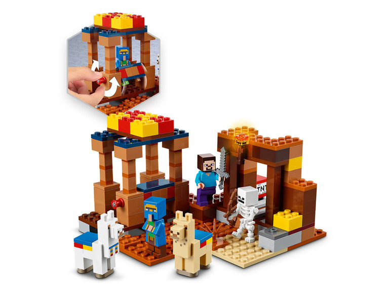 Gehe zu Vollbildansicht: Lego Minecraft 21167 »Der Handelsplatz« - Bild 4