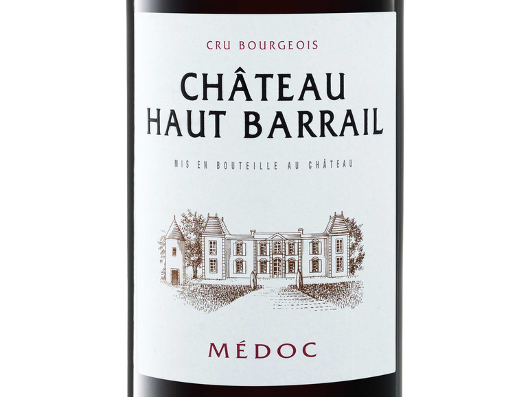 Médoc Rotwein trocken, Bourgeois Château Haut Barrail AOC Cru 2018