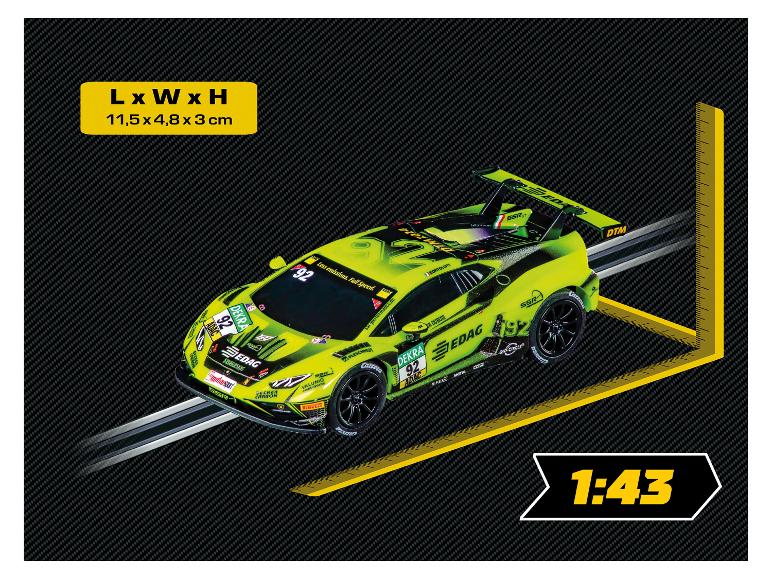 Carrera Lamborghini Huracán GT3 EVO2 Autorennbahn-Auto im Maßstab 1:43.