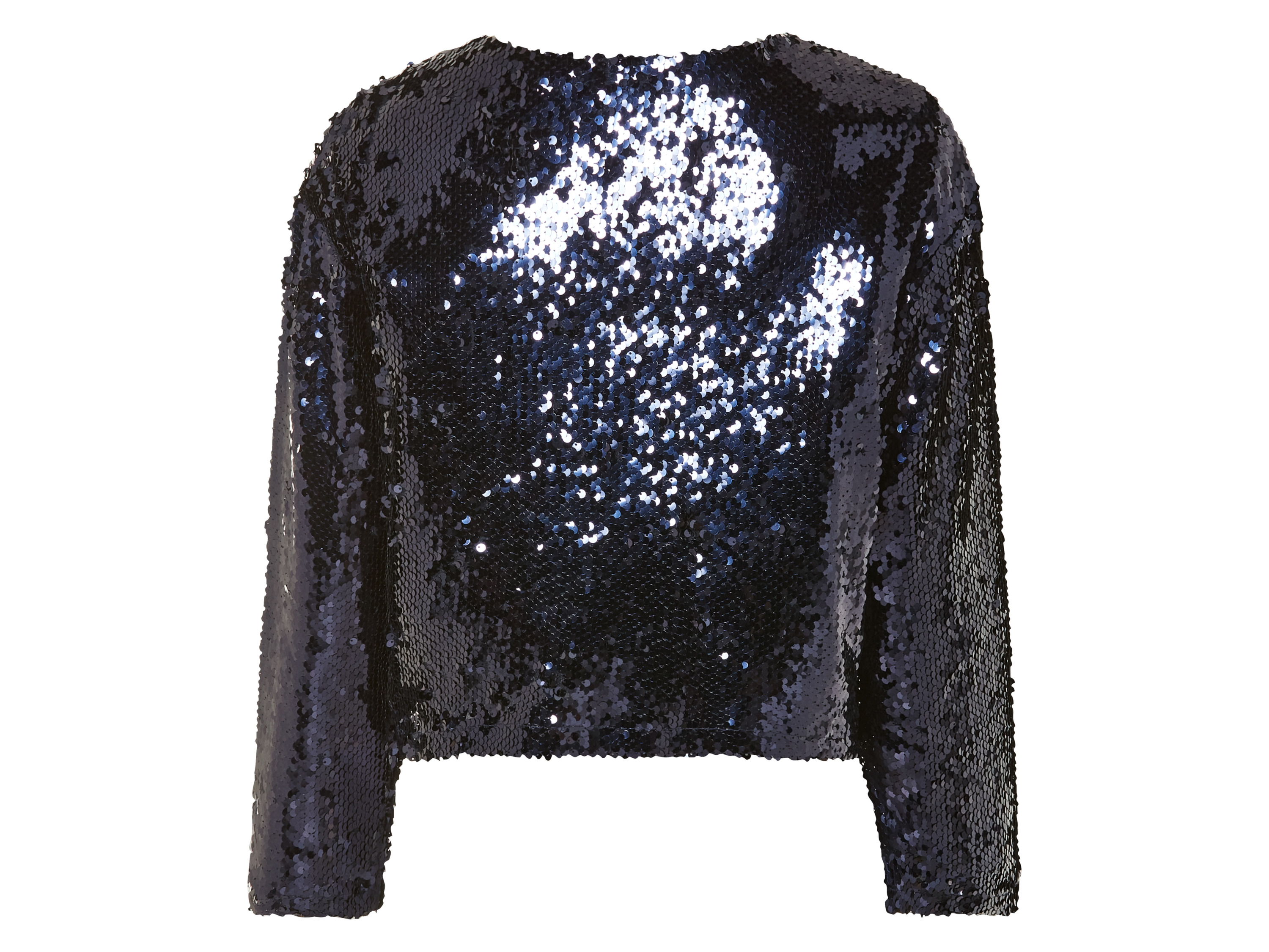 Thumbnail - esmara® Damen Shirt Pailletten (XS(32/34), navy)