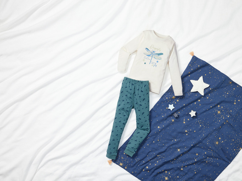 Gehe zu Vollbildansicht: lupilu® Kleinkinder Pyjama, Druck leuchtet im Dunkeln - Bild 9