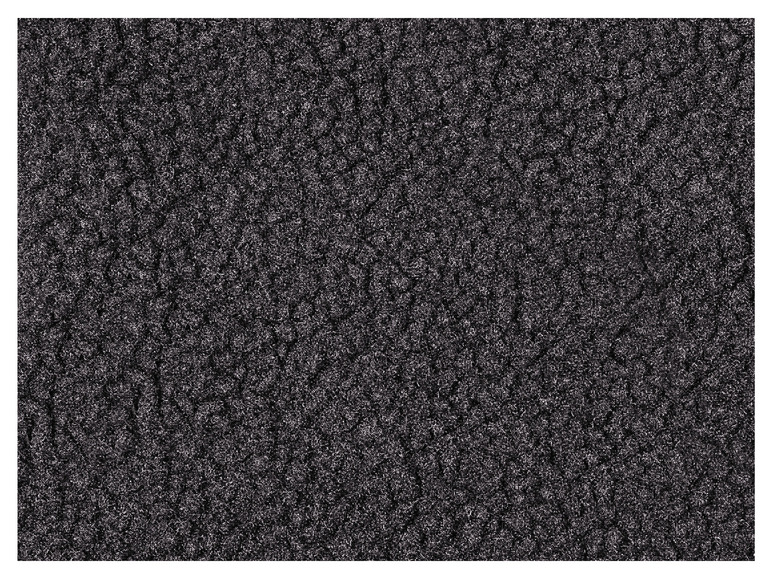 Textur in Grau und Schwarz, ähnelt einem Stoffteppich.