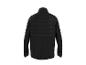 Schwarze langärmelige Steppjacke, Rückansicht