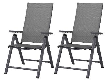 LIVARNO® Alu-Klappsessel »Houston« anthrazit, 2 Stück