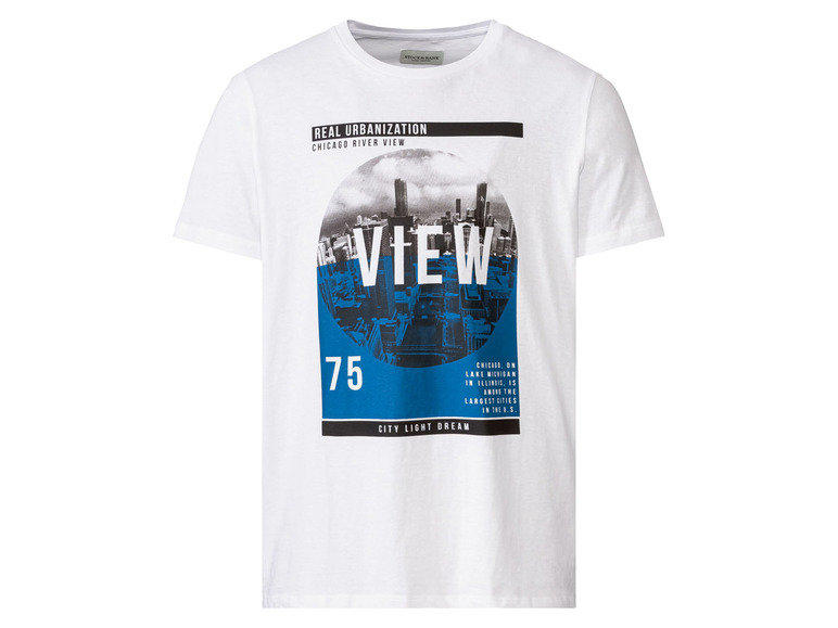 Gehe zu Vollbildansicht: Stock&Hank Herren T-Shirt »Thomas«, mit Motivprint - Bild 2