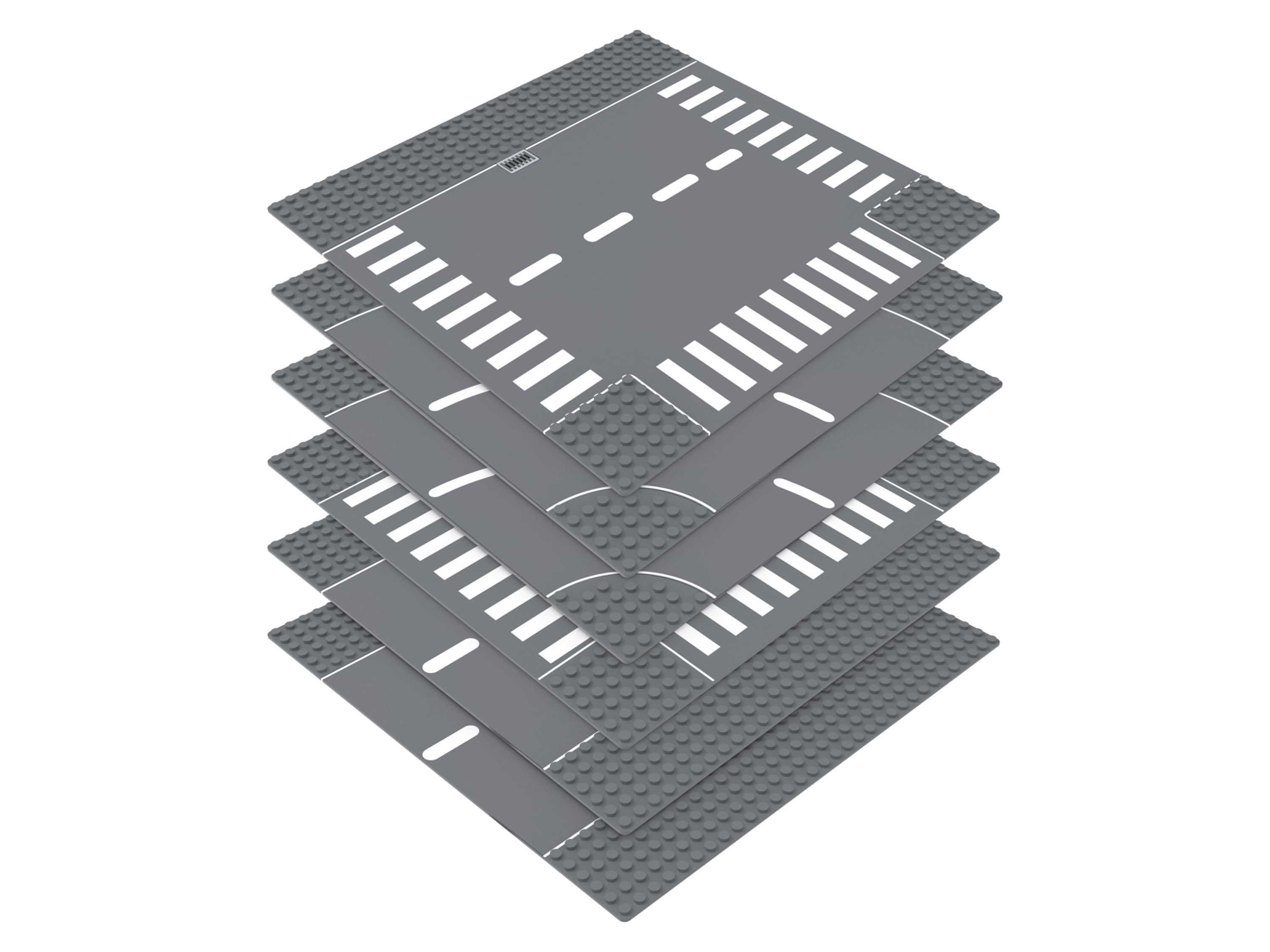 Thumbnail - lupilu® Clippys Bauplatten 6er Set (Straße)