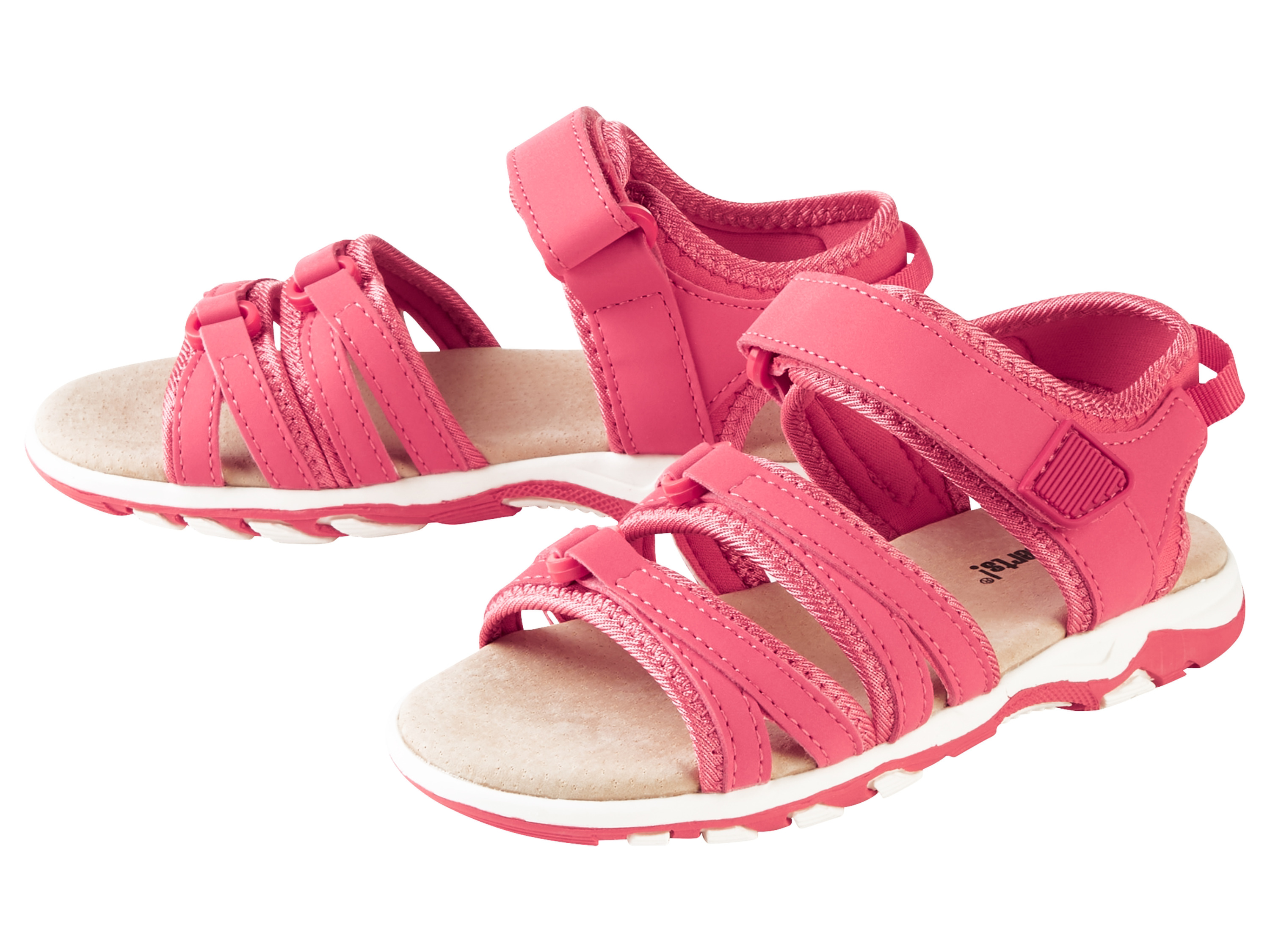 pepperts!® Kinder Jungen Mädchen Sandale (Pink, 36)““ | Futtersohle: Textil