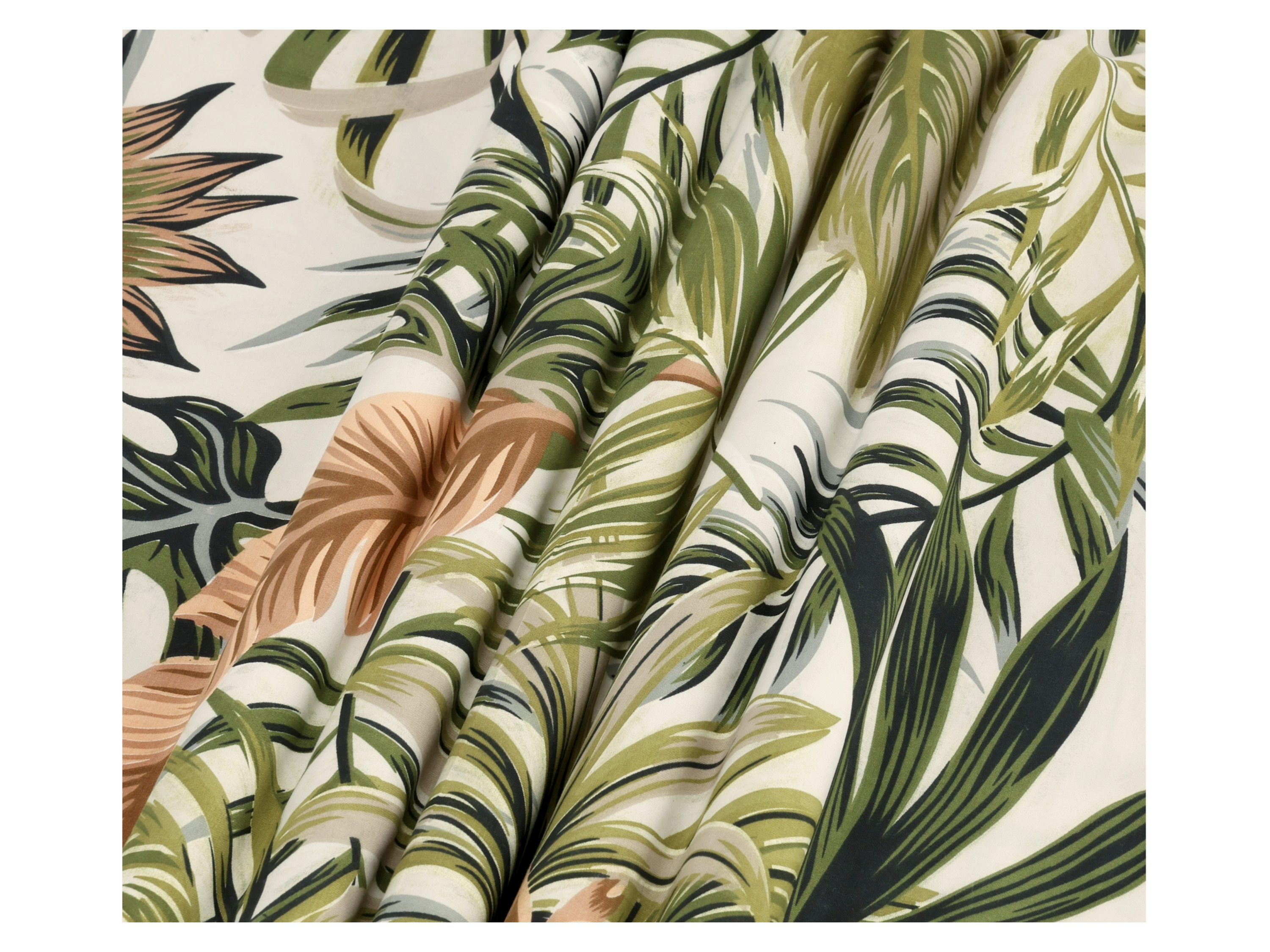 Thumbnail - LIVARNO home Mikrofaser-Satin-Bettwäsche, atmungsaktiv, 155 x 220 cm (Palmen)