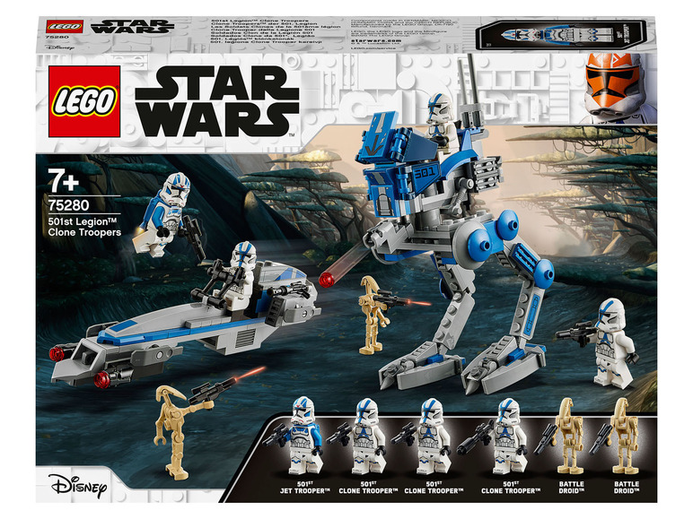 Gehe zu Vollbildansicht: LEGO® Star Wars 75280 »Clone Troopers™ der 501. Legion™« - Bild 1