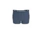 Dunkelblaue Herren-Boxershorts mit einem weißen Streifen am Bund.