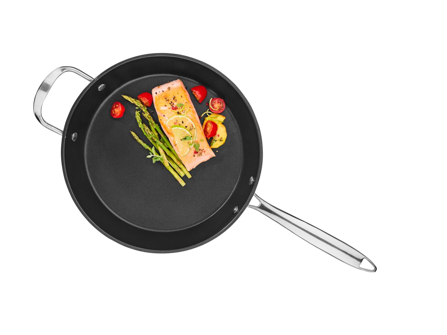Crofton Aluguss Pfanne Mit Deckel ø 28 Cm Aluguss-Pfanne, alle Herdarten, Ø 28 cm | LIDL