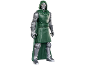 Spielzeugfigur von Doctor Doom in grünem Umhang und silberner Rüstung
