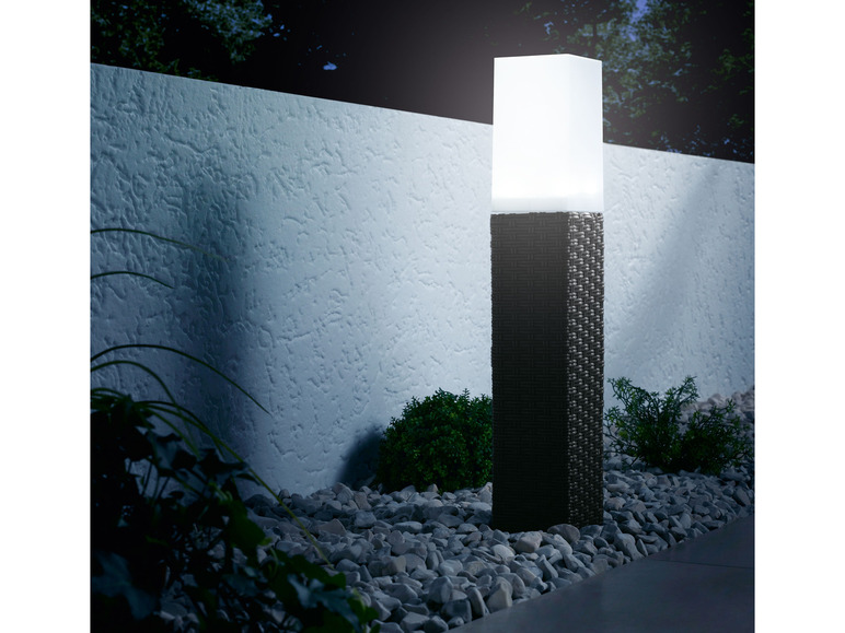 Gehe zu Vollbildansicht: LIVARNO home LED Solarleuchte, aus Rattan - Bild 5