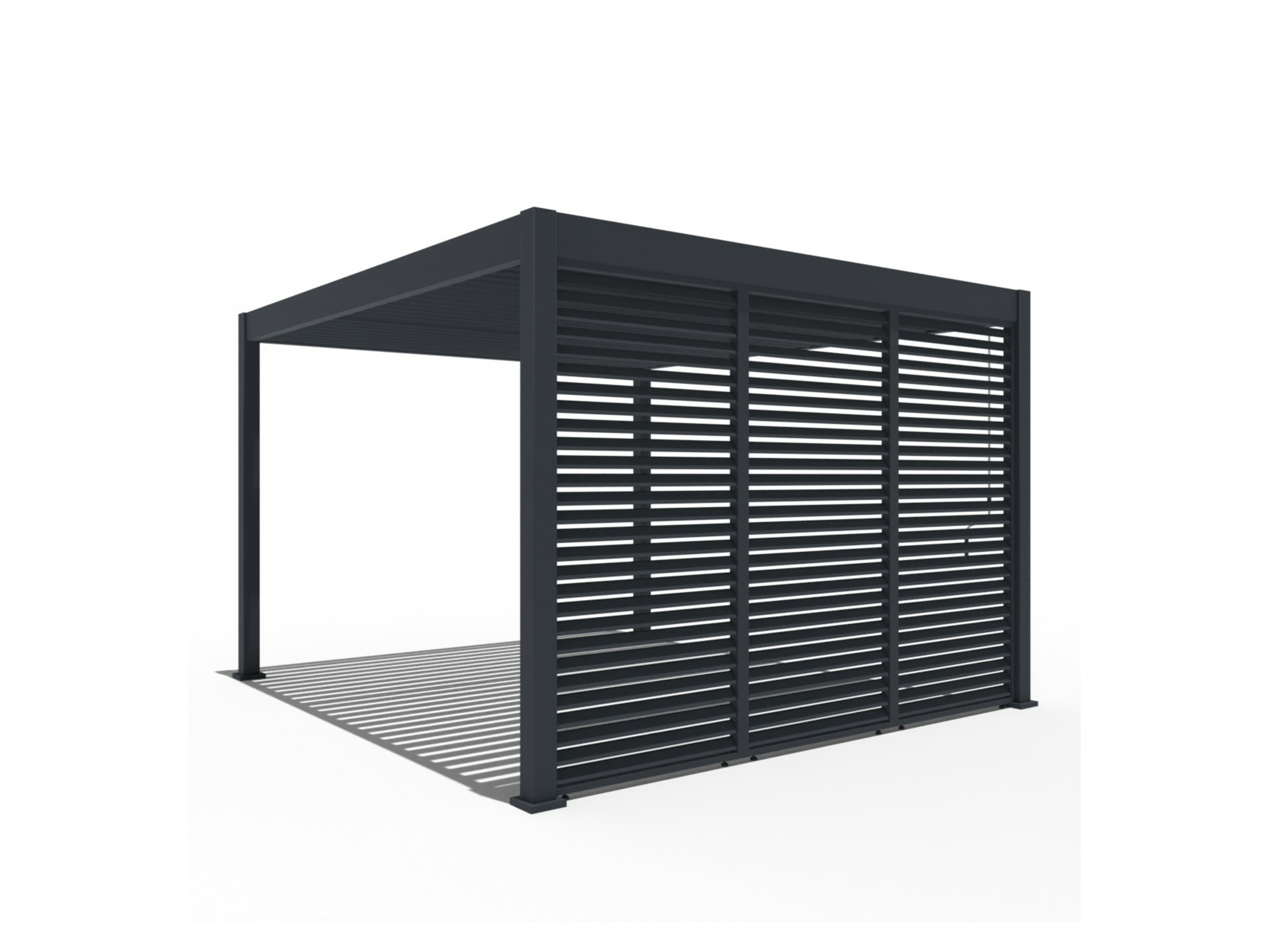 Thumbnail - Pergoline Seitenwandpaneel Trumpf + Superior (horizontal, Anthrazit, 1,13 m)