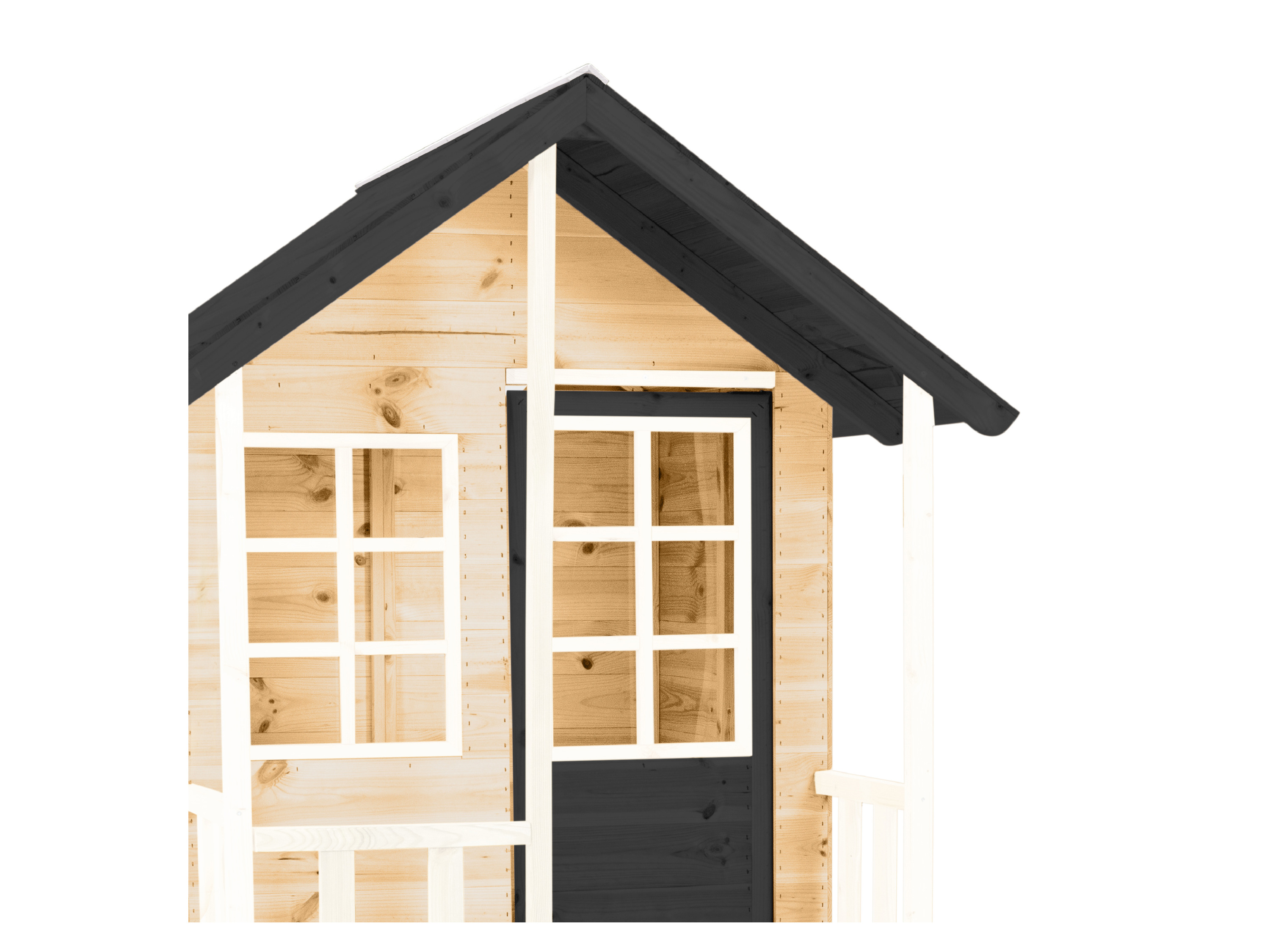 Thumbnail - Zwerkules Spielhaus »Holli 3«,  inkl. Rutsche & Doppelschaukel