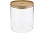Glasbehälter mit Bambusdeckel