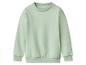 Einfarbiges hellgrünes Kinder-Sweatshirt