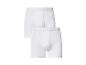 2er-Pack weiße Herren-Boxershorts