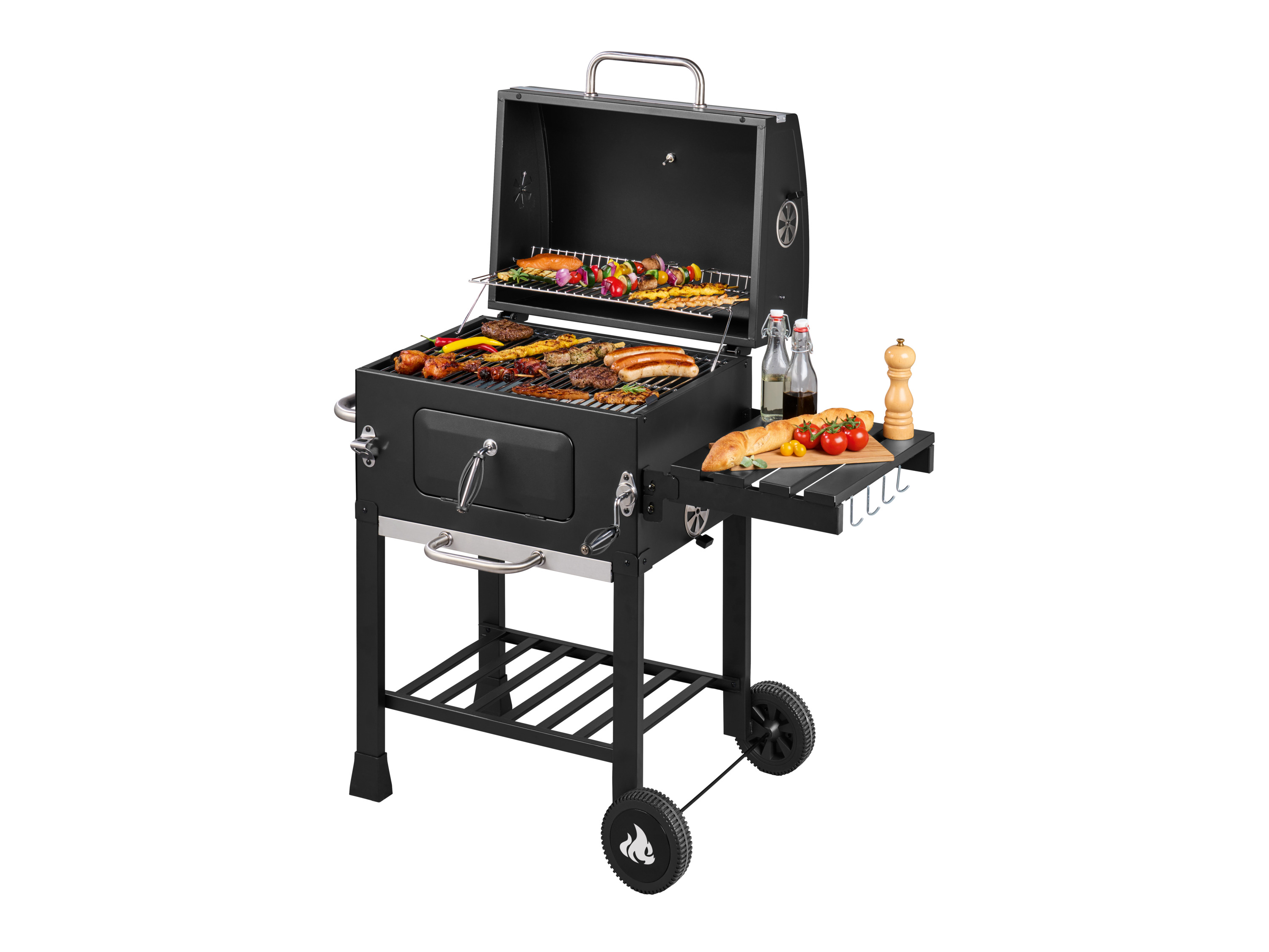 Thumbnail - GRILLMEISTER Holzkohle-Komfortgrill