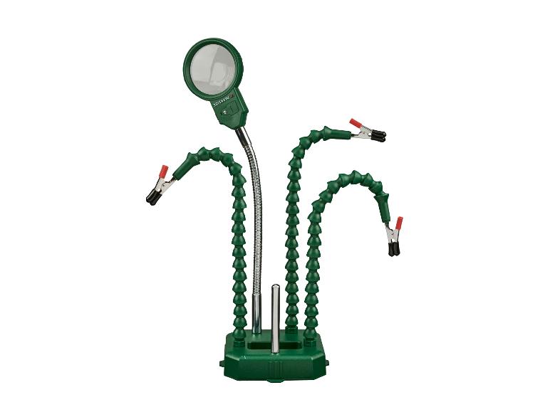 Parkside Lötstation mit Lupe und flexiblen Armen