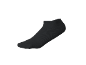 Schwarze Sneaker-Socke, schräg dargestellt.
