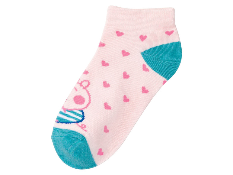 Gehe zu Vollbildansicht: Mädchen Kinder / Kleinkinder Socken, 7 Paar, mit Baumwolle - Bild 3