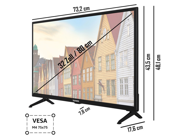 Gehe zu Vollbildansicht: TELEFUNKEN Fernseher »XF32SN550SD« Full HD 32 Zoll Smart TV - Bild 13