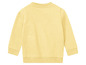 Gelber Pullover mit langen Ärmeln für Kinder.