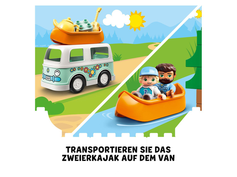 Gehe zu Vollbildansicht: LEGO® DUPLO® 10946 »Familienabenteuer mit Campingbus« - Bild 12