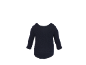 Dunkelblauer Langarm-Babybody