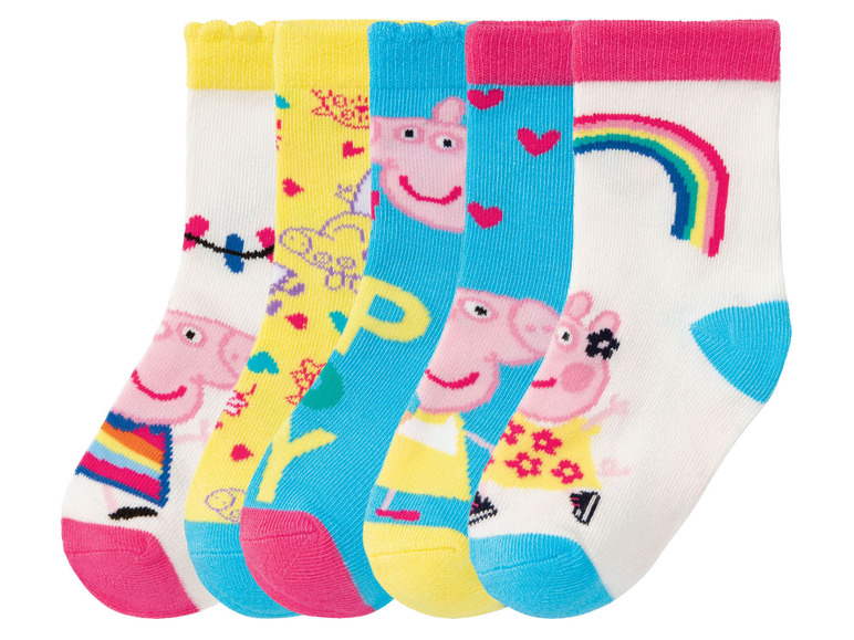 Gehe zu Vollbildansicht: Kinder Kleinkinder Mädchen Socken, 5 Paar, besonders weich und anschmiegsam - Bild 2